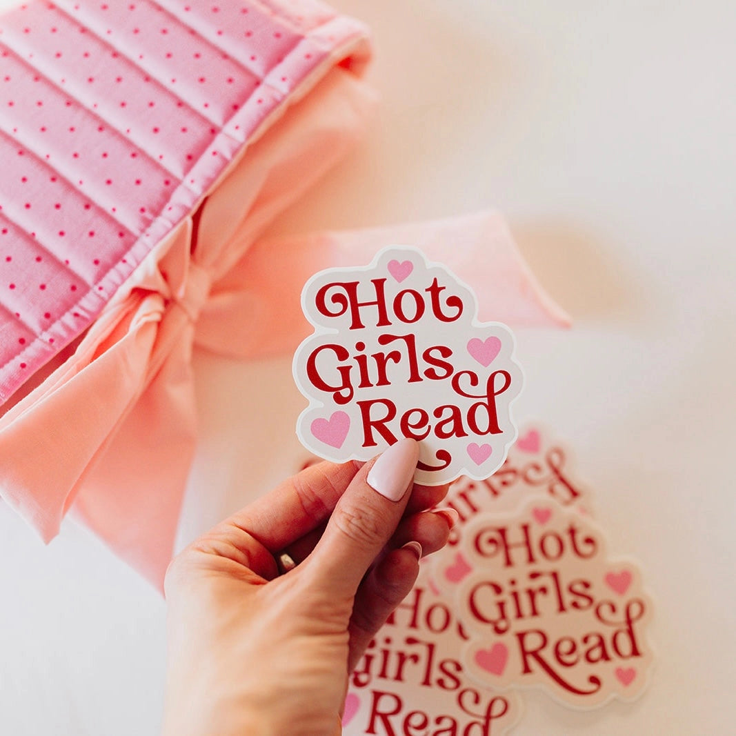 Hot Girls Read Sticker
