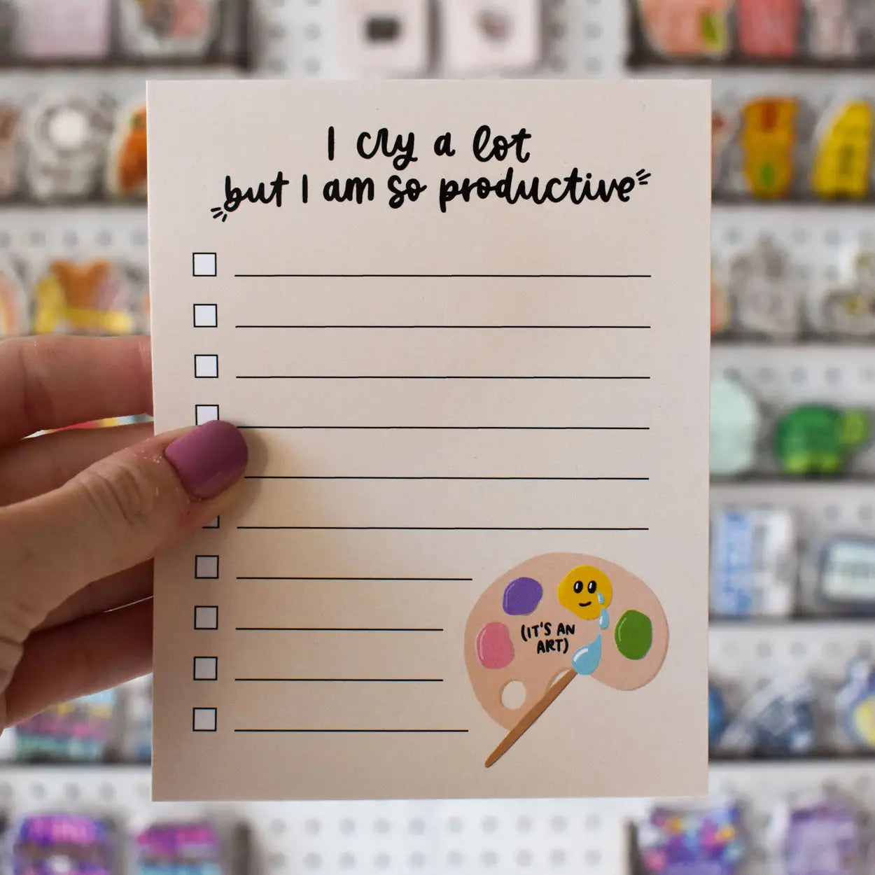 Cry A Lot Productive Notepad