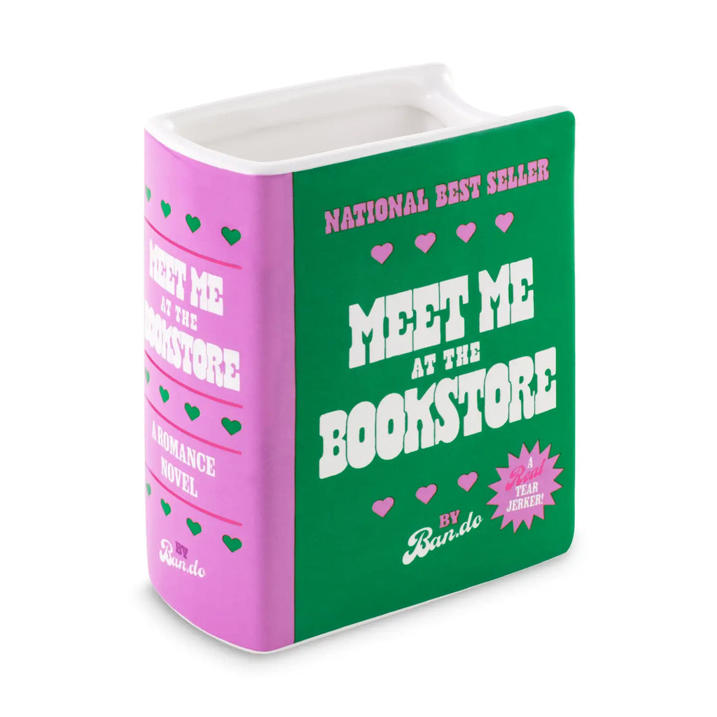 Meet Me at the Bookstore Book Vase