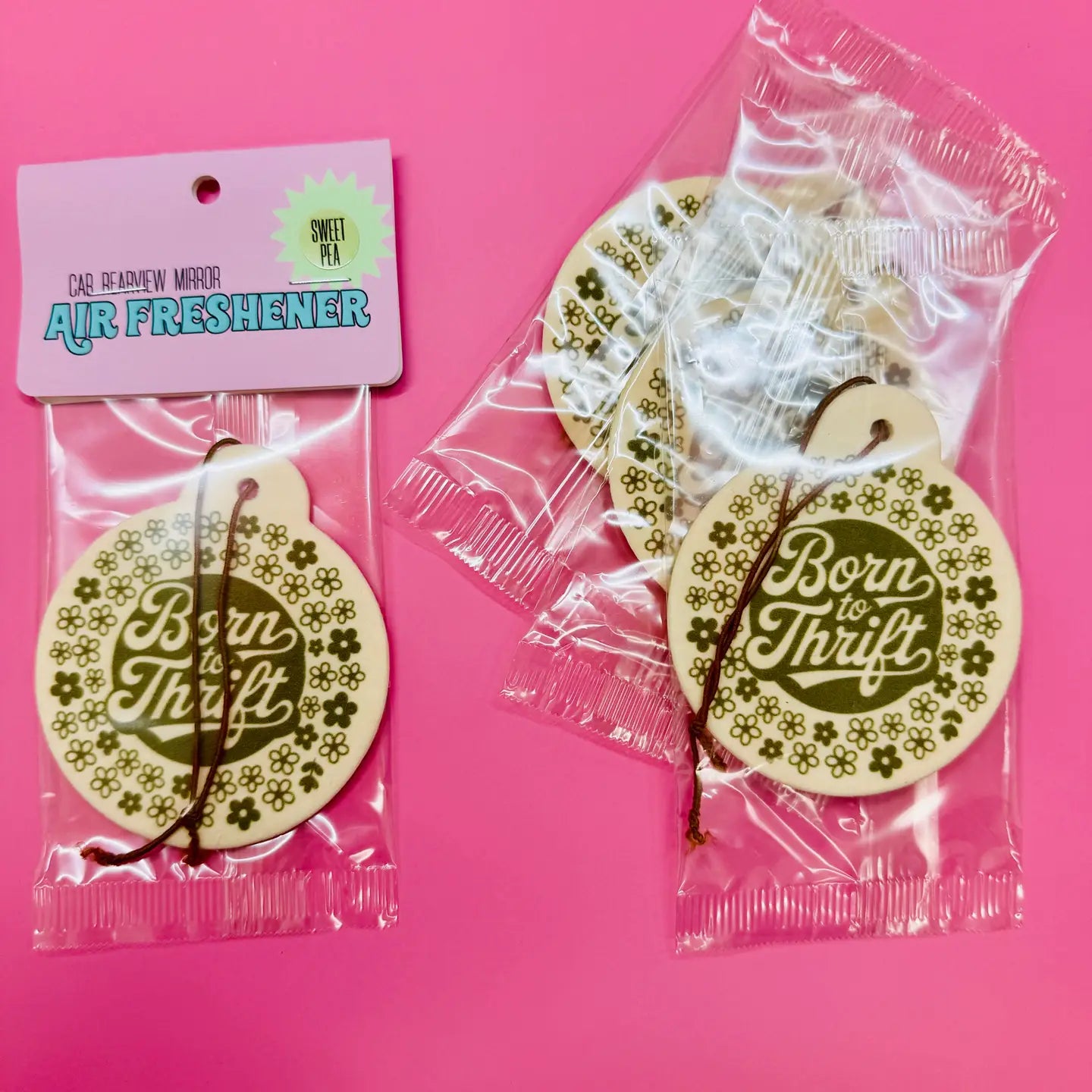 Born to Thrift Air Freshener